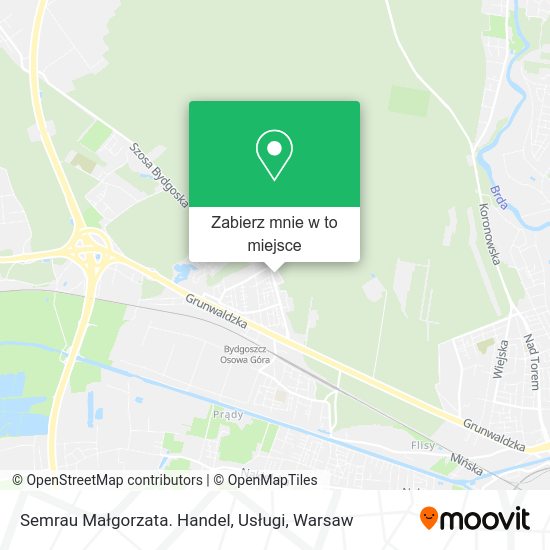 Mapa Semrau Małgorzata. Handel, Usługi