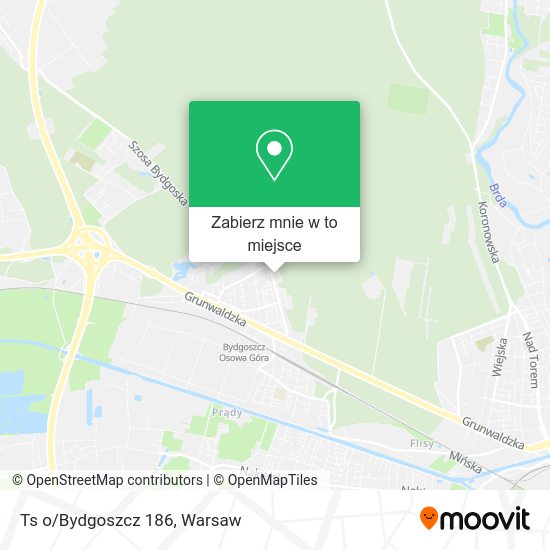 Mapa Ts o/Bydgoszcz 186