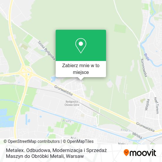 Mapa Metalex. Odbudowa, Modernizacja i Sprzedaż Maszyn do Obróbki Metali