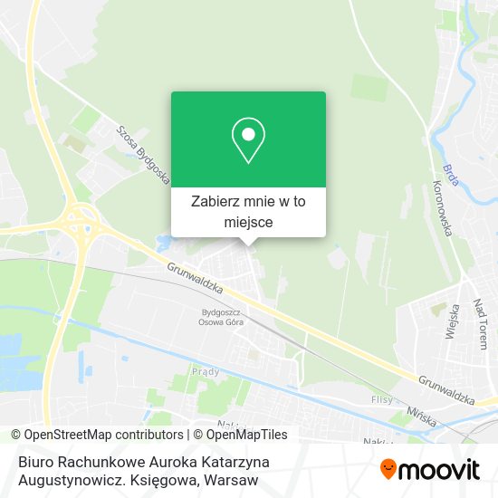 Mapa Biuro Rachunkowe Auroka Katarzyna Augustynowicz. Księgowa