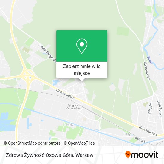 Mapa Zdrowa Żywność Osowa Góra