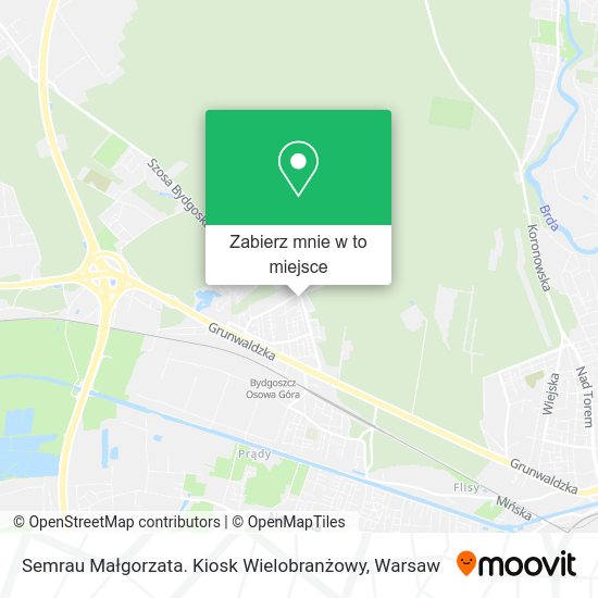 Mapa Semrau Małgorzata. Kiosk Wielobranżowy