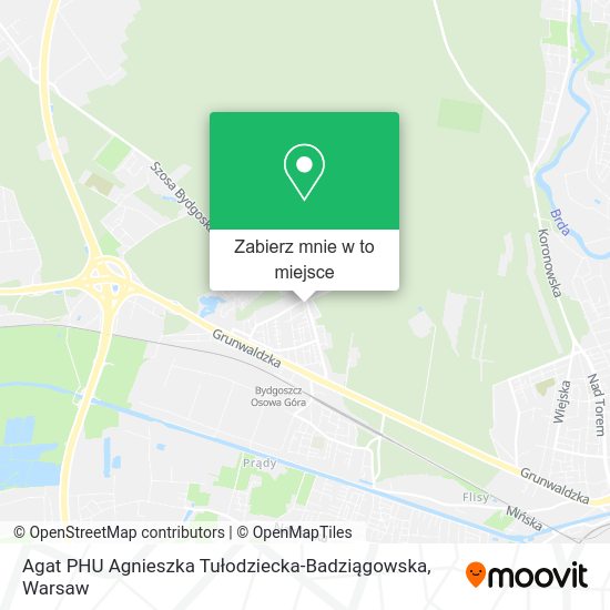 Mapa Agat PHU Agnieszka Tułodziecka-Badziągowska