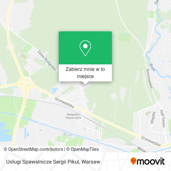 Mapa Usługi Spawalnicze Sergii Pikul