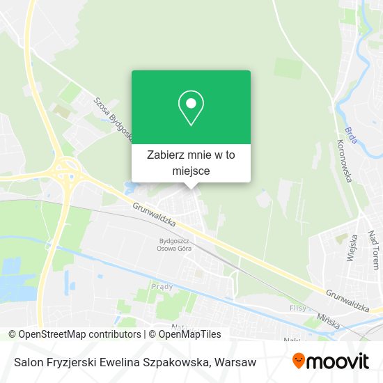 Mapa Salon Fryzjerski Ewelina Szpakowska