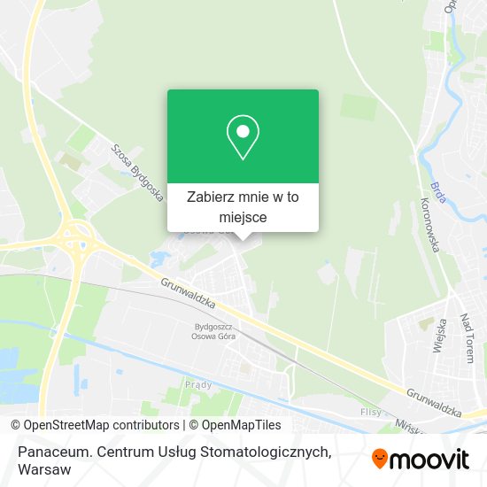 Mapa Panaceum. Centrum Usług Stomatologicznych