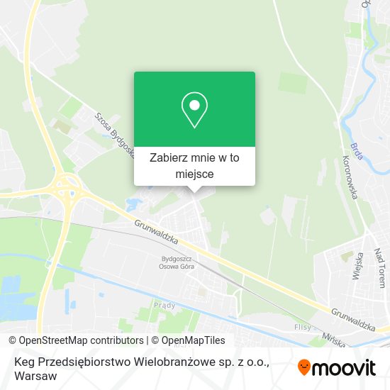 Mapa Keg Przedsiębiorstwo Wielobranżowe sp. z o.o.