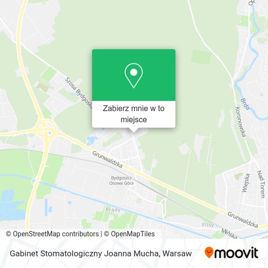 Mapa Gabinet Stomatologiczny Joanna Mucha