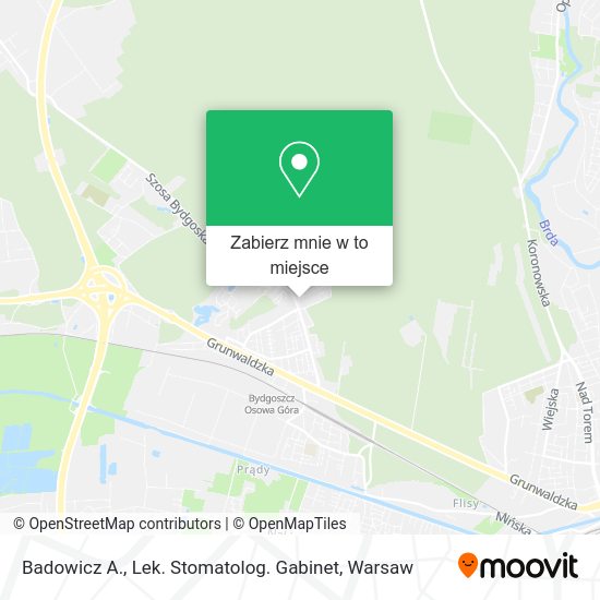 Mapa Badowicz A., Lek. Stomatolog. Gabinet