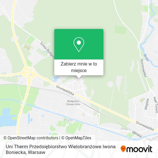 Mapa Uni Therm Przedsiębiorstwo Wielobranżowe Iwona Boniecka