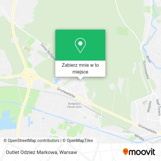 Mapa Outlet Odziez Markowa