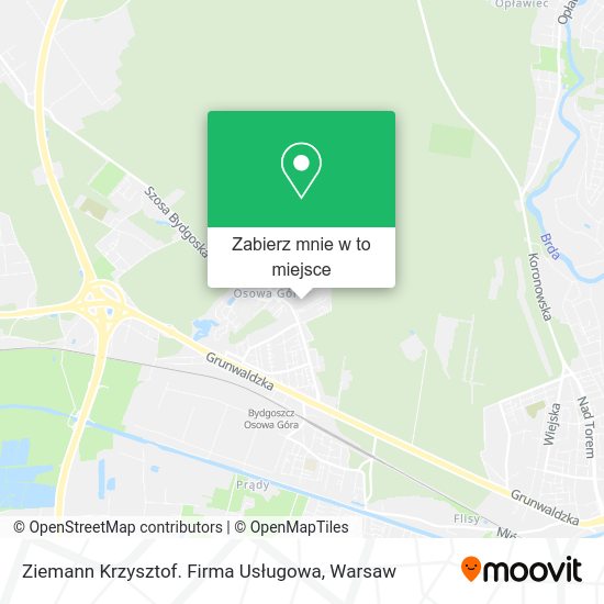 Mapa Ziemann Krzysztof. Firma Usługowa