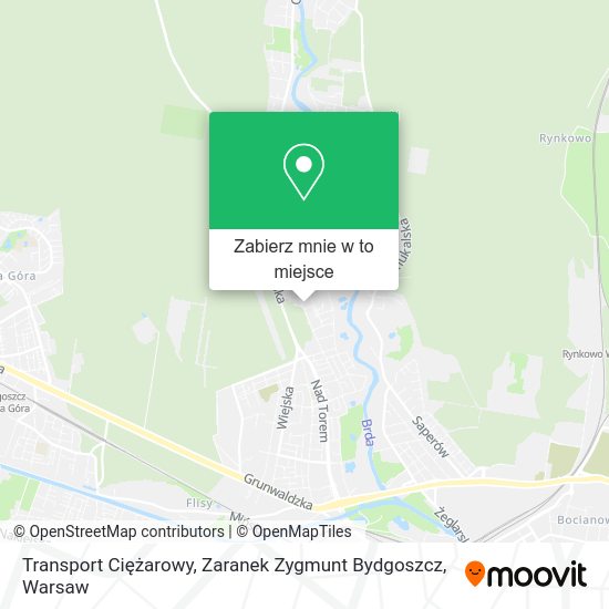 Mapa Transport Ciężarowy, Zaranek Zygmunt Bydgoszcz