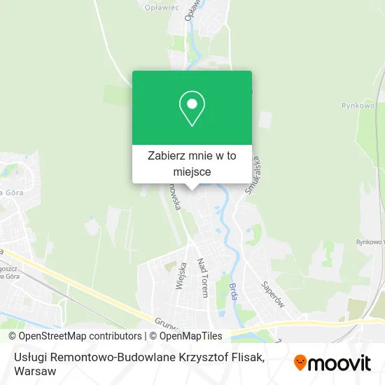 Mapa Usługi Remontowo-Budowlane Krzysztof Flisak