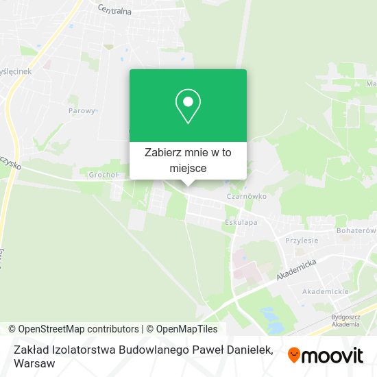 Mapa Zakład Izolatorstwa Budowlanego Paweł Danielek