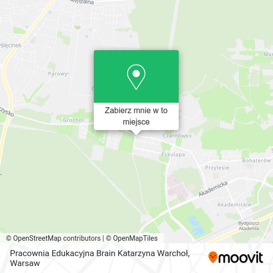 Mapa Pracownia Edukacyjna Brain Katarzyna Warchoł