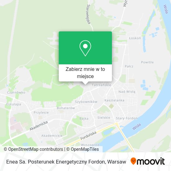 Mapa Enea Sa. Posterunek Energetyczny Fordon