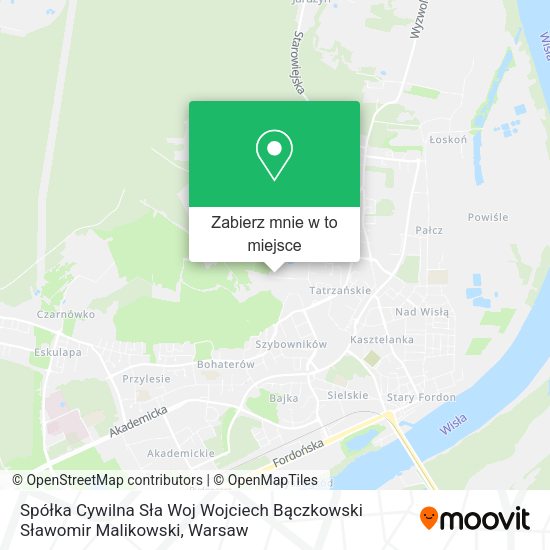 Mapa Spółka Cywilna Sła Woj Wojciech Bączkowski Sławomir Malikowski