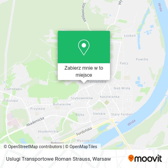 Mapa Uslugi Transportowe Roman Strauss