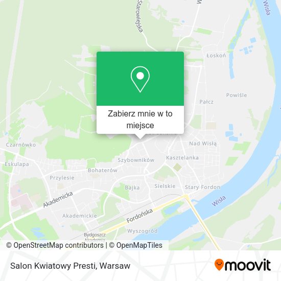 Mapa Salon Kwiatowy Presti