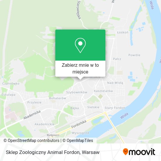 Mapa Sklep Zoologiczny Animal Fordon