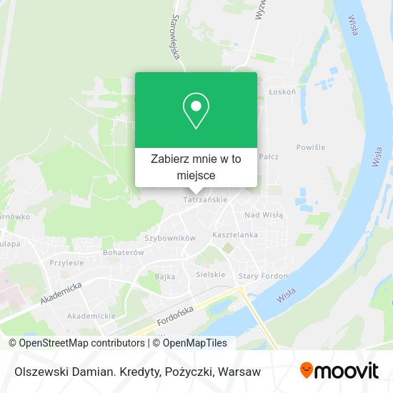 Mapa Olszewski Damian. Kredyty, Pożyczki