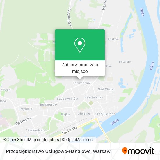 Mapa Przedsiębiorstwo Usługowo-Handlowe