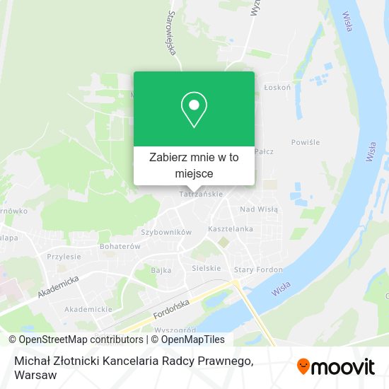 Mapa Michał Złotnicki Kancelaria Radcy Prawnego