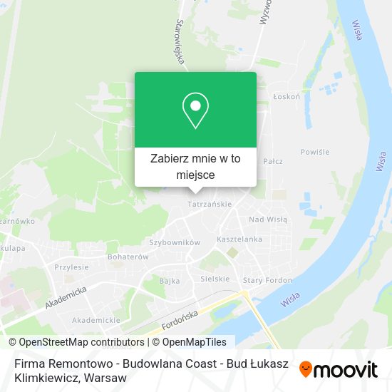 Mapa Firma Remontowo - Budowlana Coast - Bud Łukasz Klimkiewicz