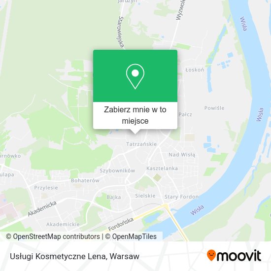 Mapa Usługi Kosmetyczne Lena