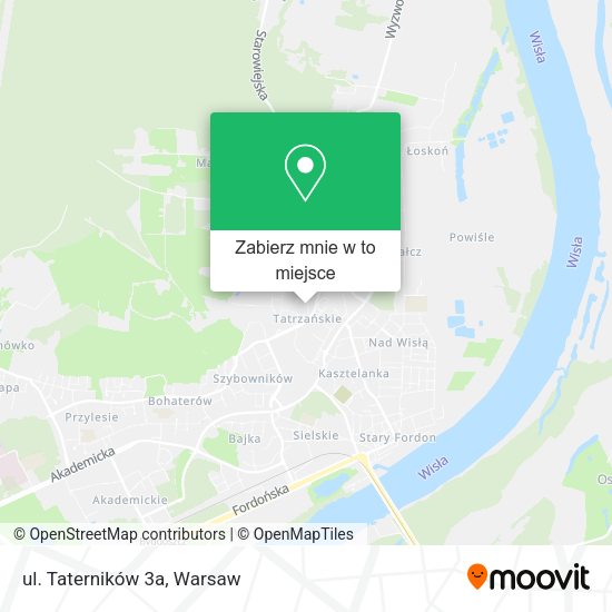 Mapa ul. Taterników 3a