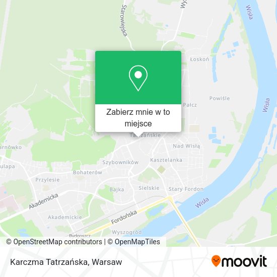 Mapa Karczma Tatrzańska