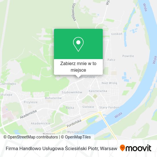 Mapa Firma Handlowo Usługowa Ściesiński Piotr