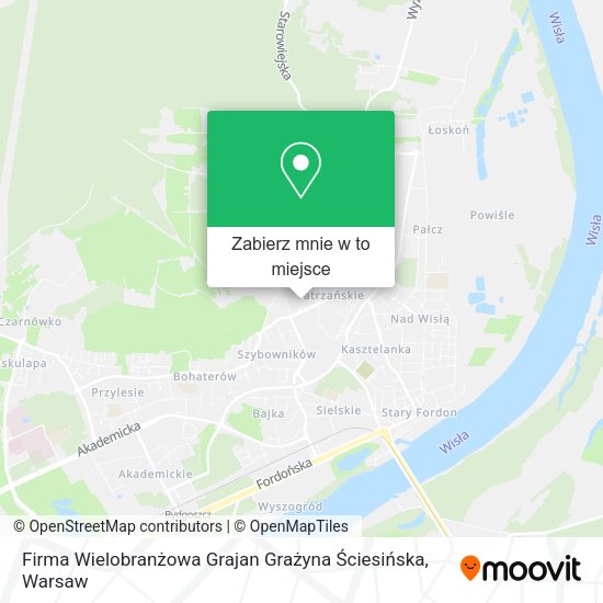 Mapa Firma Wielobranżowa Grajan Grażyna Ściesińska