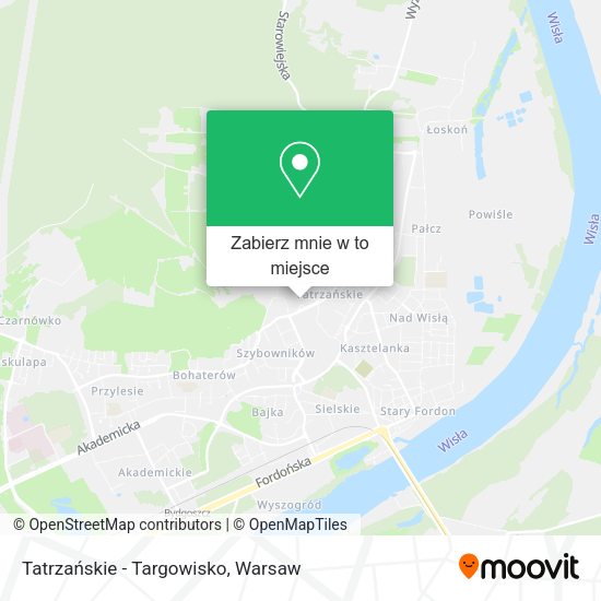 Mapa Tatrzańskie - Targowisko