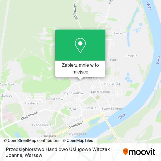 Mapa Przedsiębiorstwo Handlowo Usługowe Witczak Joanna