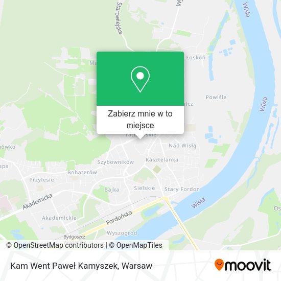 Mapa Kam Went Paweł Kamyszek