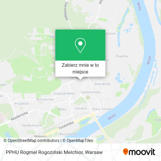 Mapa PPHU Rogmel Rogoziński Melchior