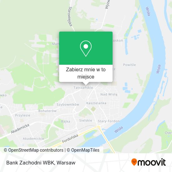 Mapa Bank Zachodni WBK