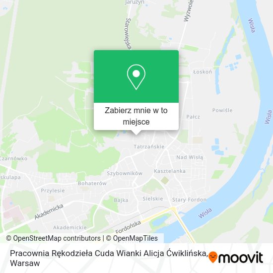 Mapa Pracownia Rękodzieła Cuda Wianki Alicja Ćwiklińska