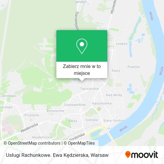 Mapa Usługi Rachunkowe. Ewa Kędzierska