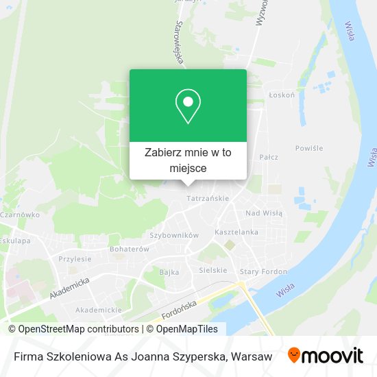 Mapa Firma Szkoleniowa As Joanna Szyperska