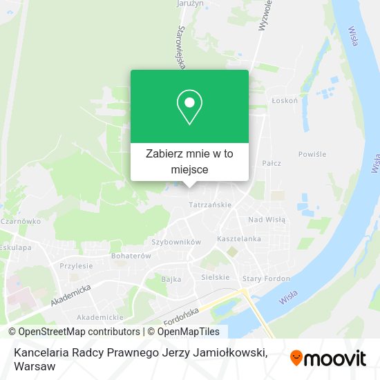 Mapa Kancelaria Radcy Prawnego Jerzy Jamiołkowski