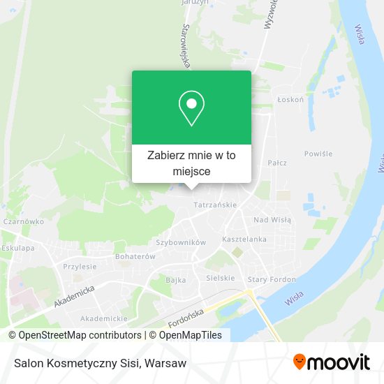 Mapa Salon Kosmetyczny Sisi