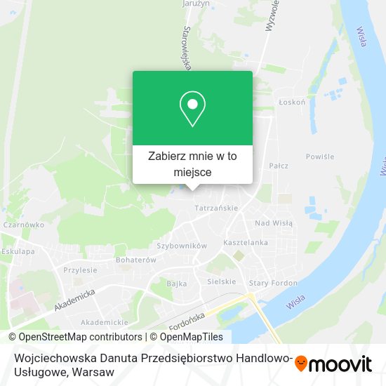 Mapa Wojciechowska Danuta Przedsiębiorstwo Handlowo-Usługowe