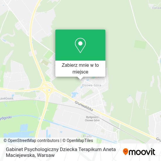 Mapa Gabinet Psychologiczny Dziecka Terapikum Aneta Maciejewska