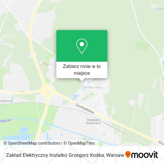 Mapa Zakład Elektryczny Instalko Grzegorz Kośka