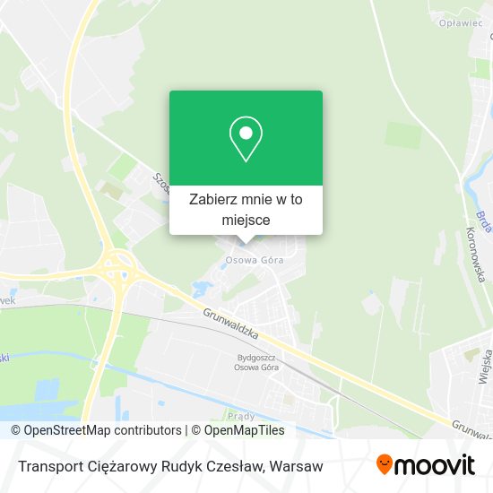 Mapa Transport Ciężarowy Rudyk Czesław