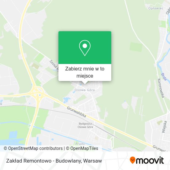 Mapa Zakład Remontowo - Budowlany