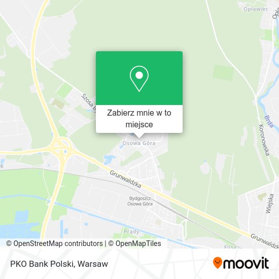 Mapa PKO Bank Polski